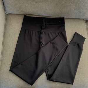 Jogger Leggings Pull On High Rise No Boundaries Black Size Small Medium